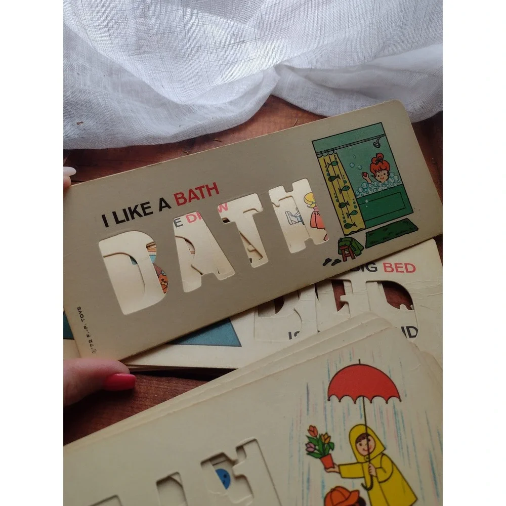 Fisher price educational‎ flash cards,1972,Early learning